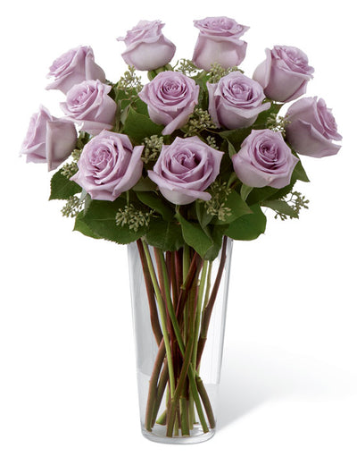 12 roses longues tiges