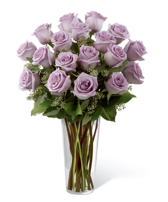Long Stem Lavender Roses (no vase)