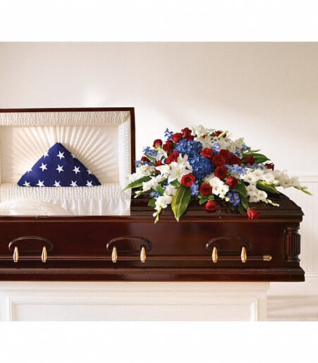 Distinguished Service Casket Spray