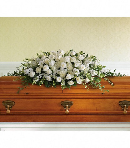 Purity and Peace Casket Spray
