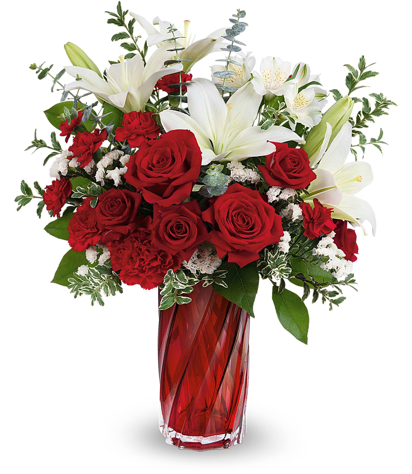 Bouquet d'amour tourbillonnant