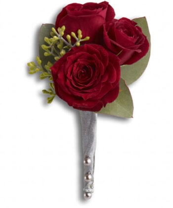 King's Red Rose Boutonniere-0