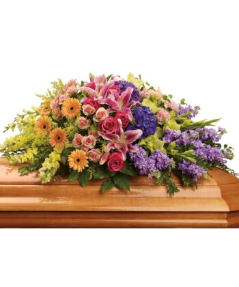 Garden of Sweet Memories Casket Spray