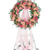 Respectful Pink Wreath