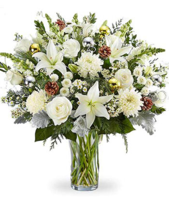 Dazzling Winter Wonderland Flower Arrangement