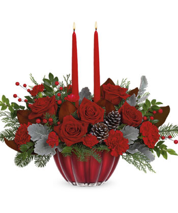 Crimson Rose Centerpiece