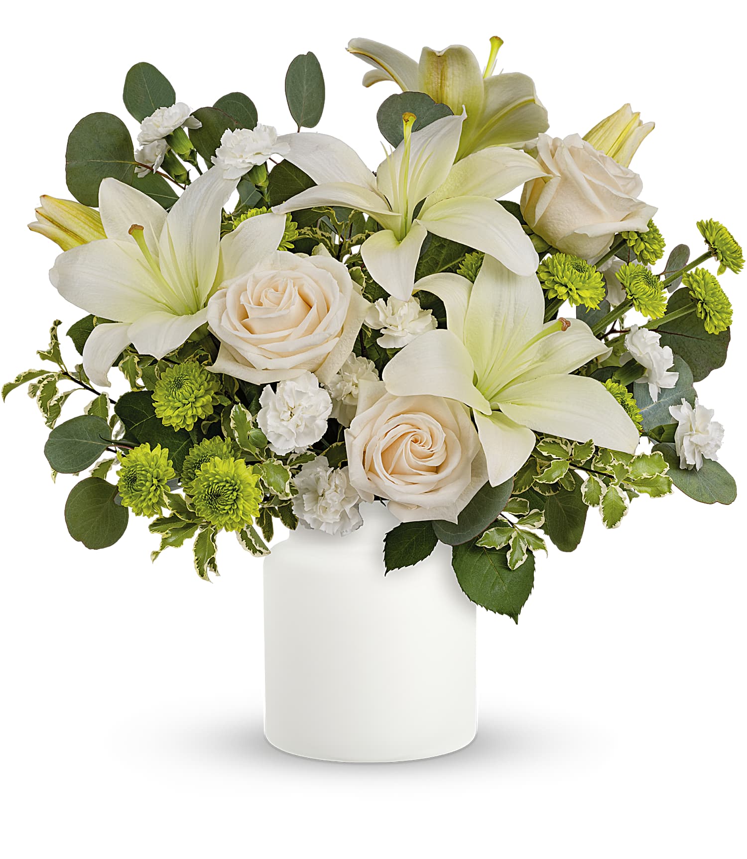 Dazzling Winter Wonderland Flower Arrangement